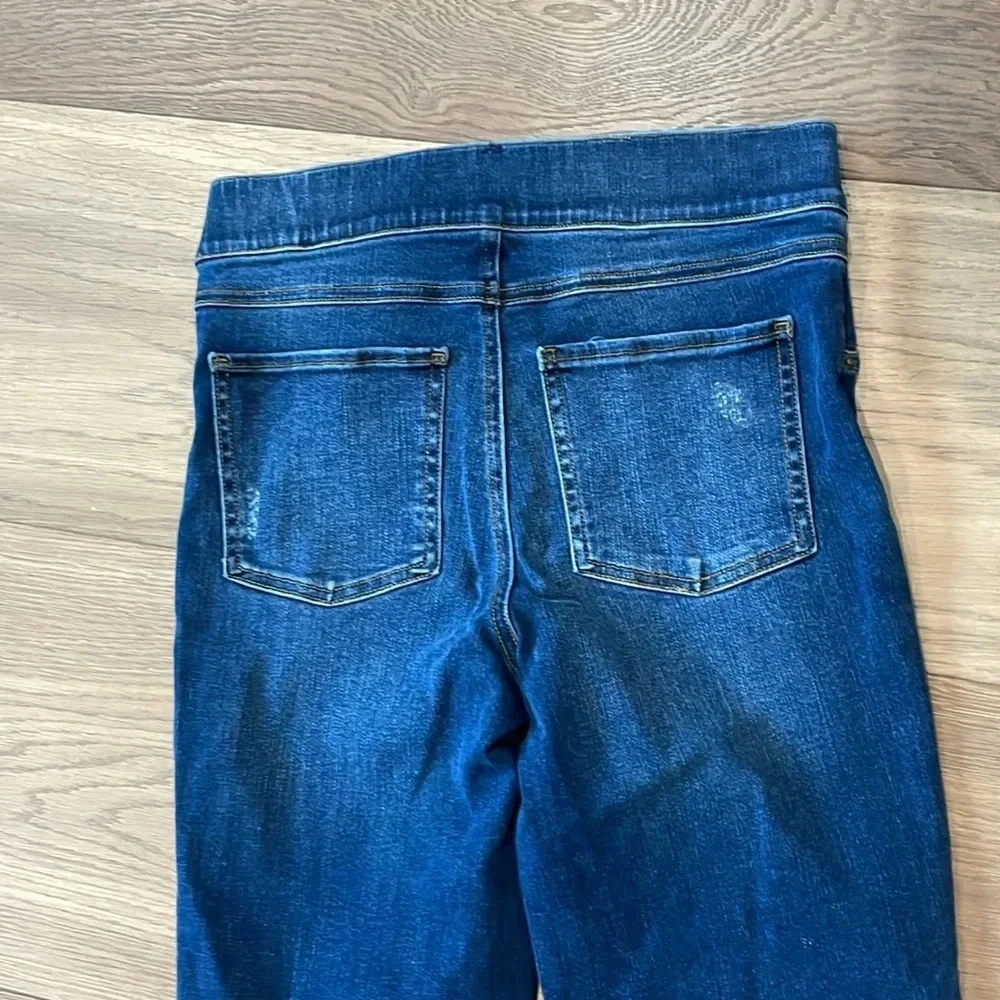 SPANX Distressed Skinny Jean Leggings Size Small